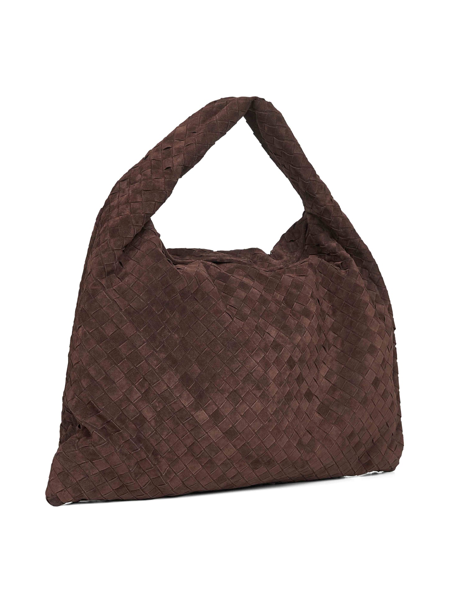 Large Hop bag in fine suede Bottega Veneta