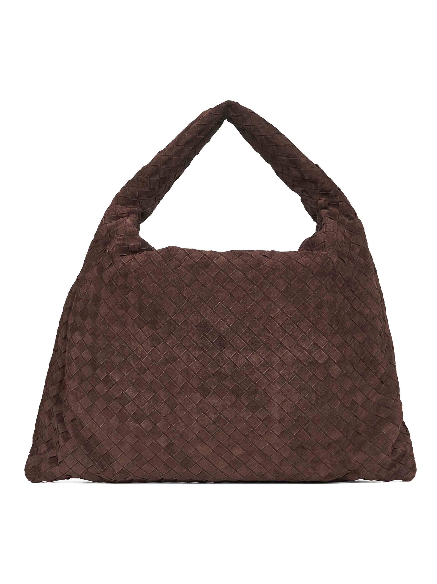 Large Hop bag in fine suede Bottega Veneta