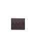 Brown Intrecciato credit card case
