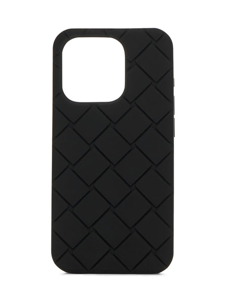 Bottega Veneta ブラックiPhoneケース 15pro Black iPhone 15 Pro case – Daniello.com