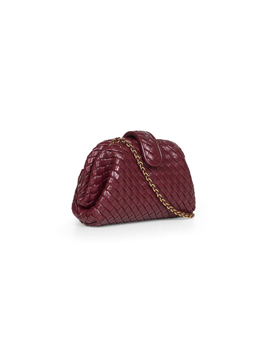 Burgundy Small Lauren 1980 clutch