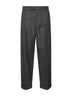 Pantaloni in lana principe di Galles grigia