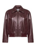 Giubbotto in nappa bordeaux