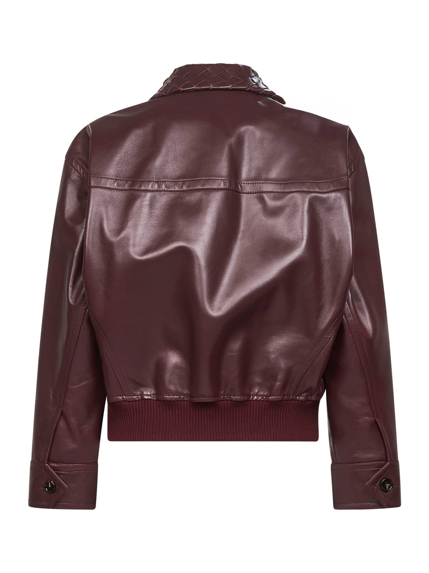 Giubbotto in nappa bordeaux