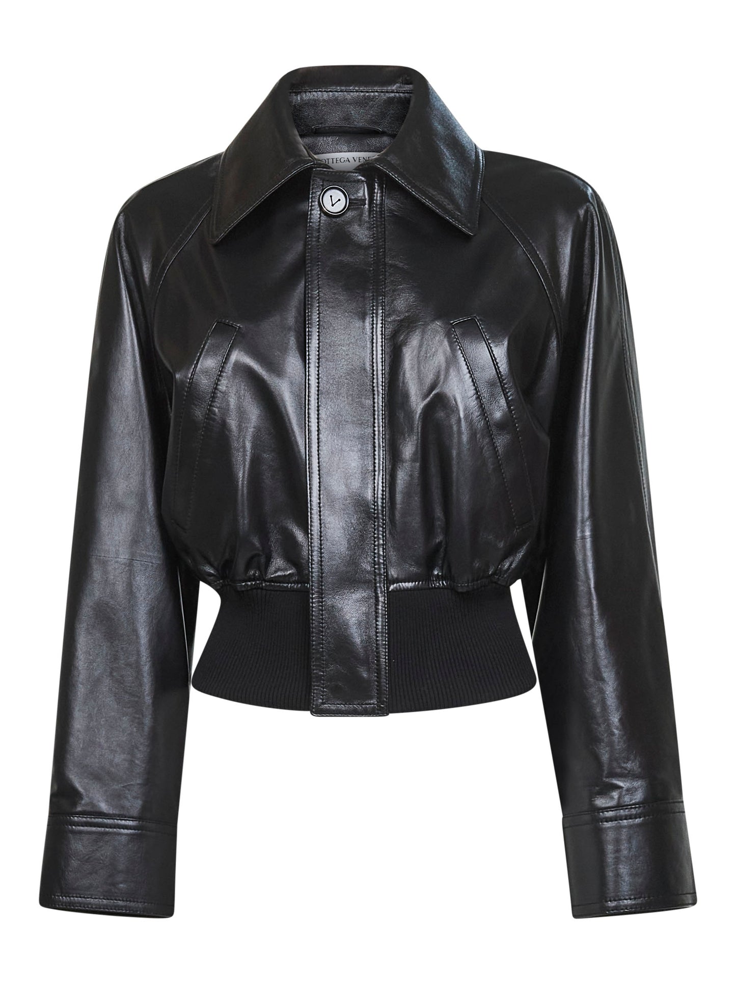 Giacca in nappa liscia leggera nera