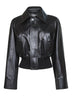 Giacca in nappa liscia leggera nera