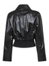 Giacca in nappa liscia leggera nera