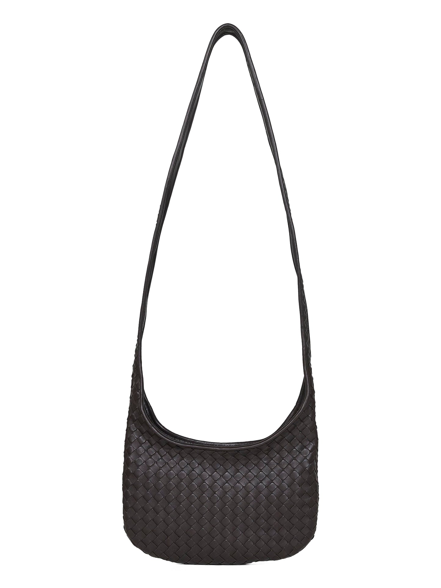 Borsa crossbody Veneto piccola marrone