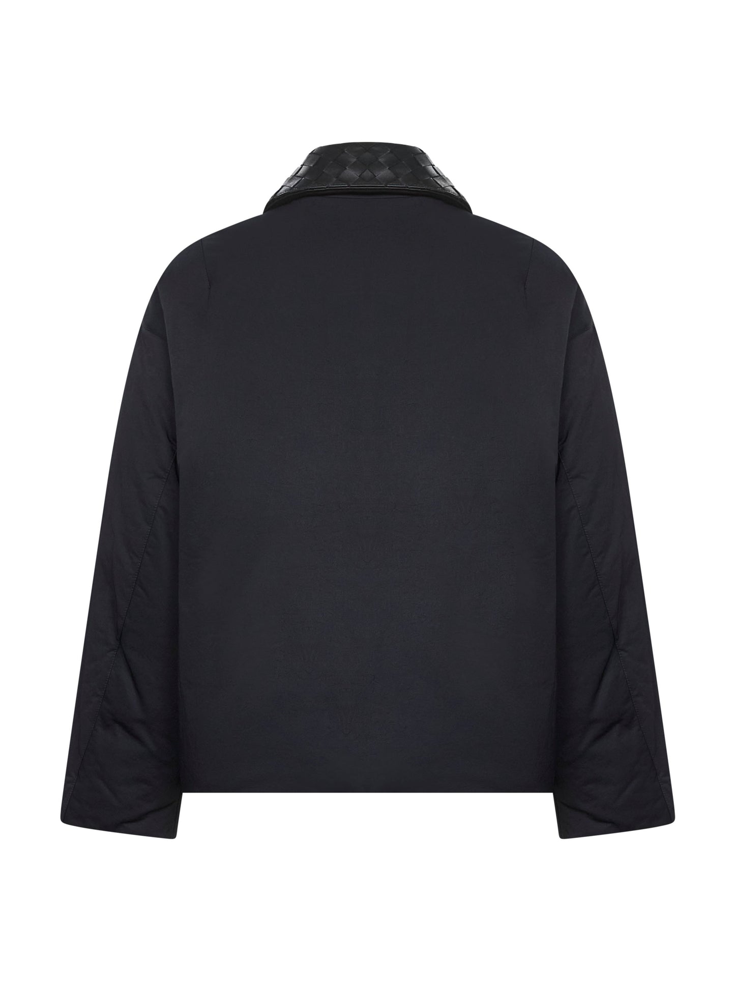 Piumino con colletto intrecciato Bottega Veneta