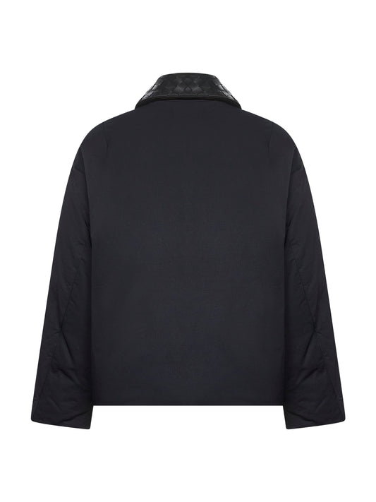Piumino con colletto intrecciato Bottega Veneta