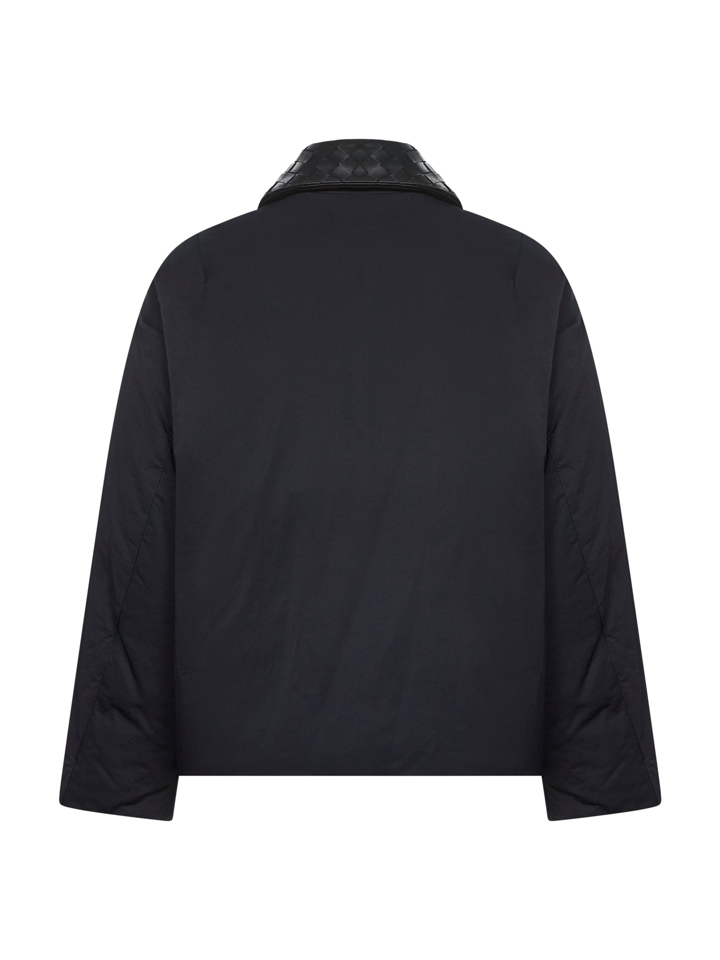 Piumino con colletto intrecciato Bottega Veneta
