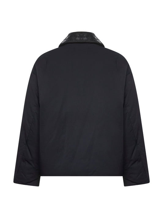 Piumino con colletto intrecciato Bottega Veneta