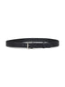 Black Intrecciato Stamp belt