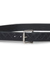 Black Intrecciato Stamp belt