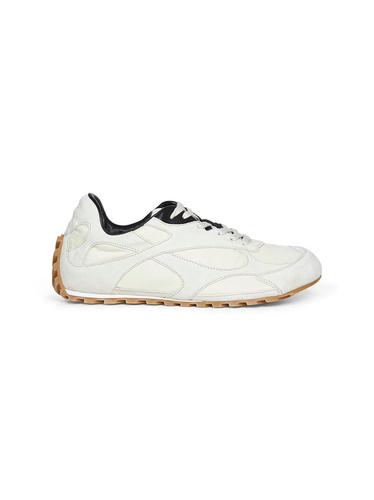 Sea salt suede and nylon Orbit Flash sneakers