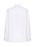 Camicia in popeline di cotone bianco