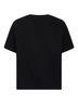T-shirt girocollo in jersey di cotone Pima nero