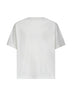 Chalk Pima cotton jersey crewneck T-Shirt<BR/>