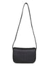 Black Veneto Flap Messenger bag