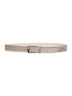 Gray suede Shimmering Buckle belt