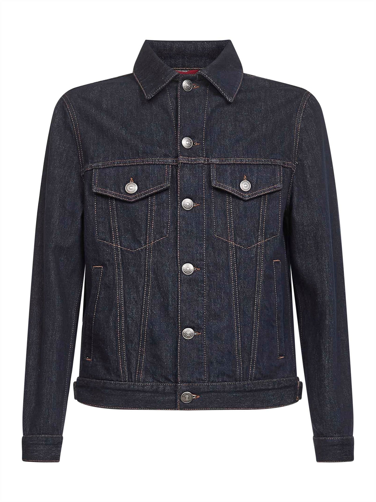 Blue cotton no-fade denim jacket
