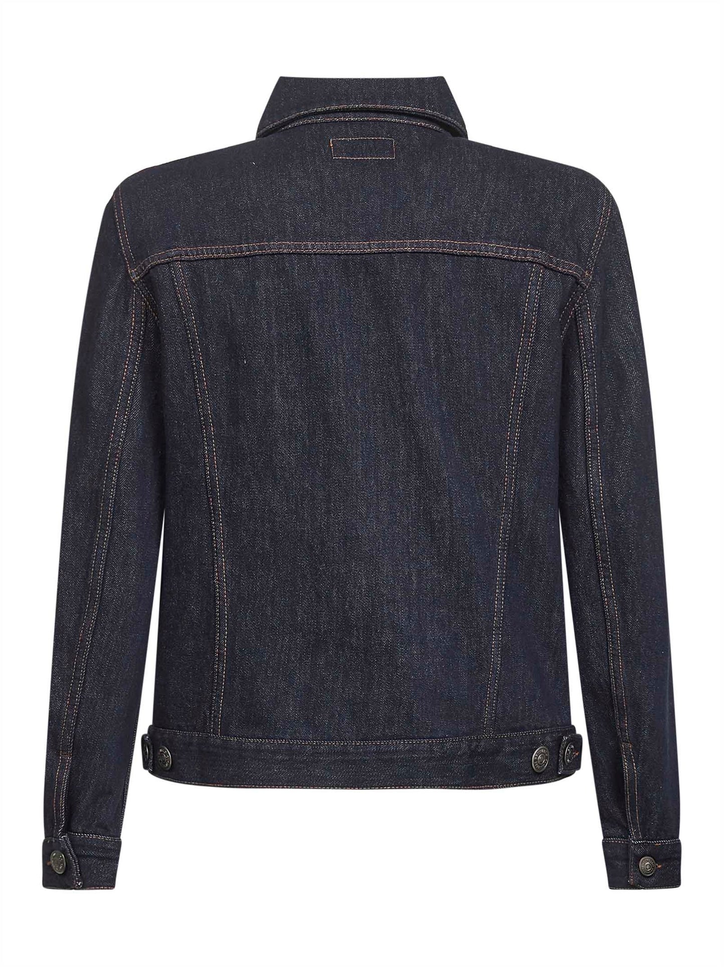 Blue cotton no-fade denim jacket