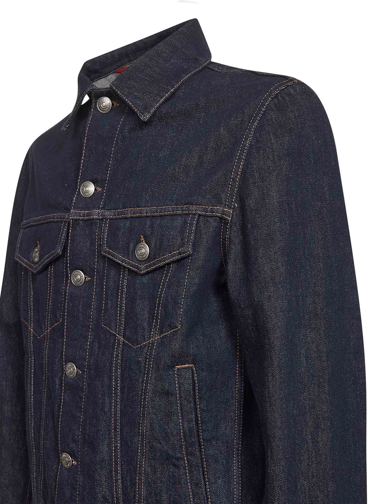 Blue cotton no-fade denim jacket