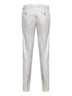 Beige American Pima gabardine italian-fit trousers