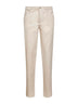 Beige corduroy italian fit trousers