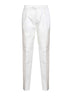 White American Pima gabardine trousers