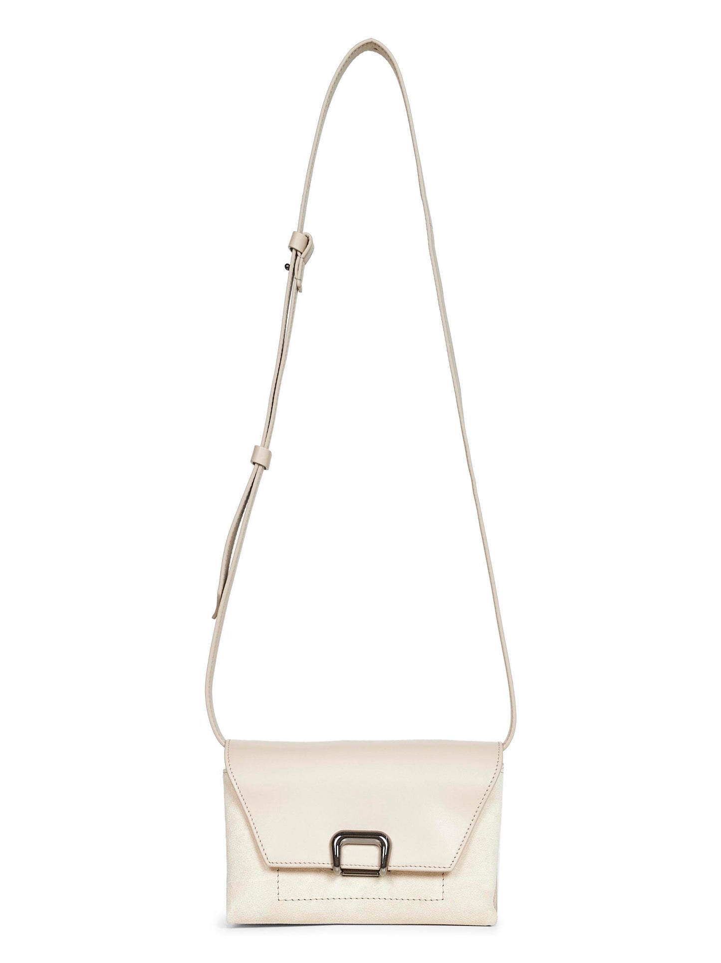 Borsa a tracolla Sartorial piccola avorio