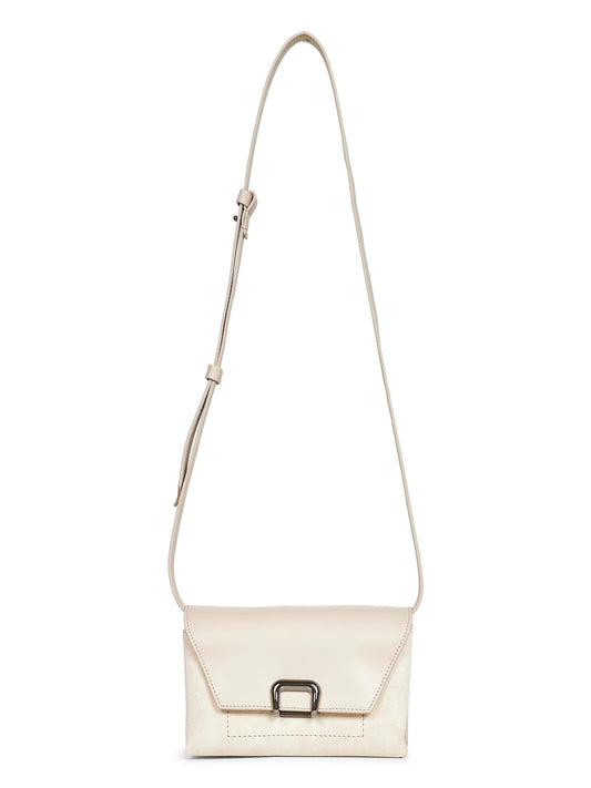 Borsa a tracolla Sartorial piccola avorio