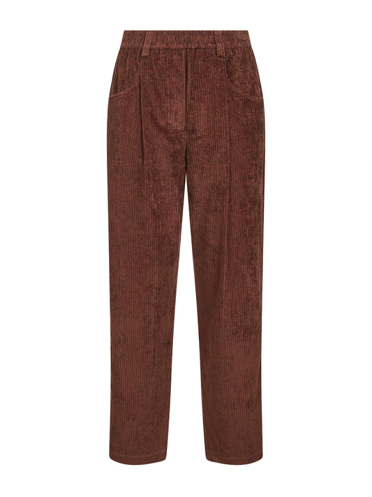 Brown corduroy Baggy trousers