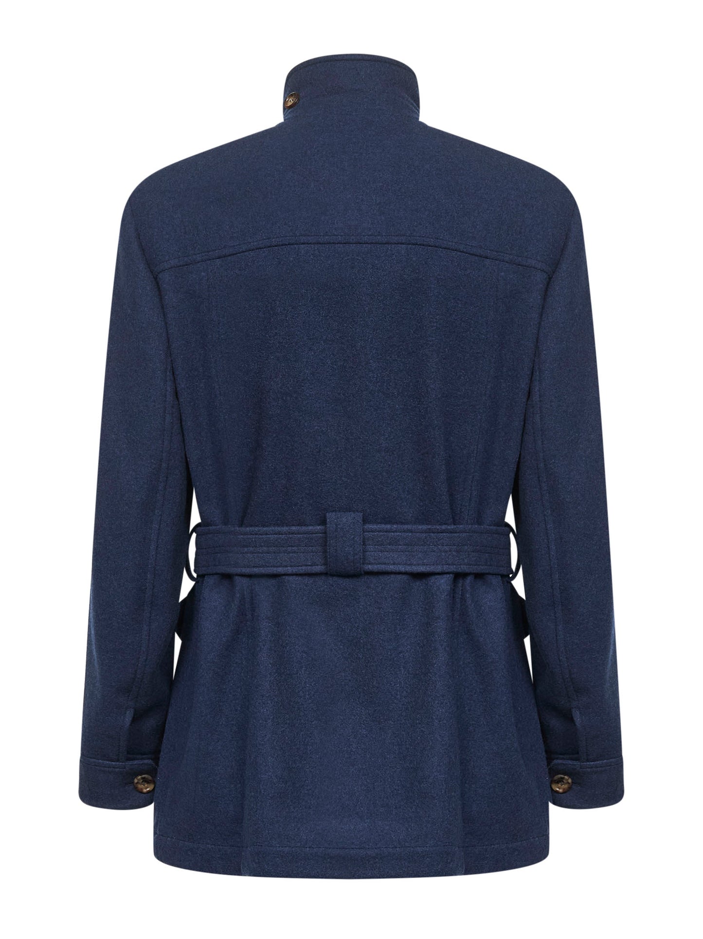 Blue lightweight cashmere cloth Saharan jacket