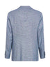 Light blue flecked checked flannel Cavallo jacket