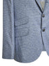 Light blue flecked checked flannel Cavallo jacket