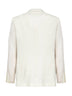 Ivory wool blend cavalry jacket