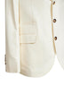 Ivory wool blend cavalry jacket