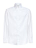 Camicia basic fit in popeline di cotone bianco