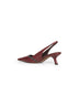 Burgundy Classic leather City Slingback slingback