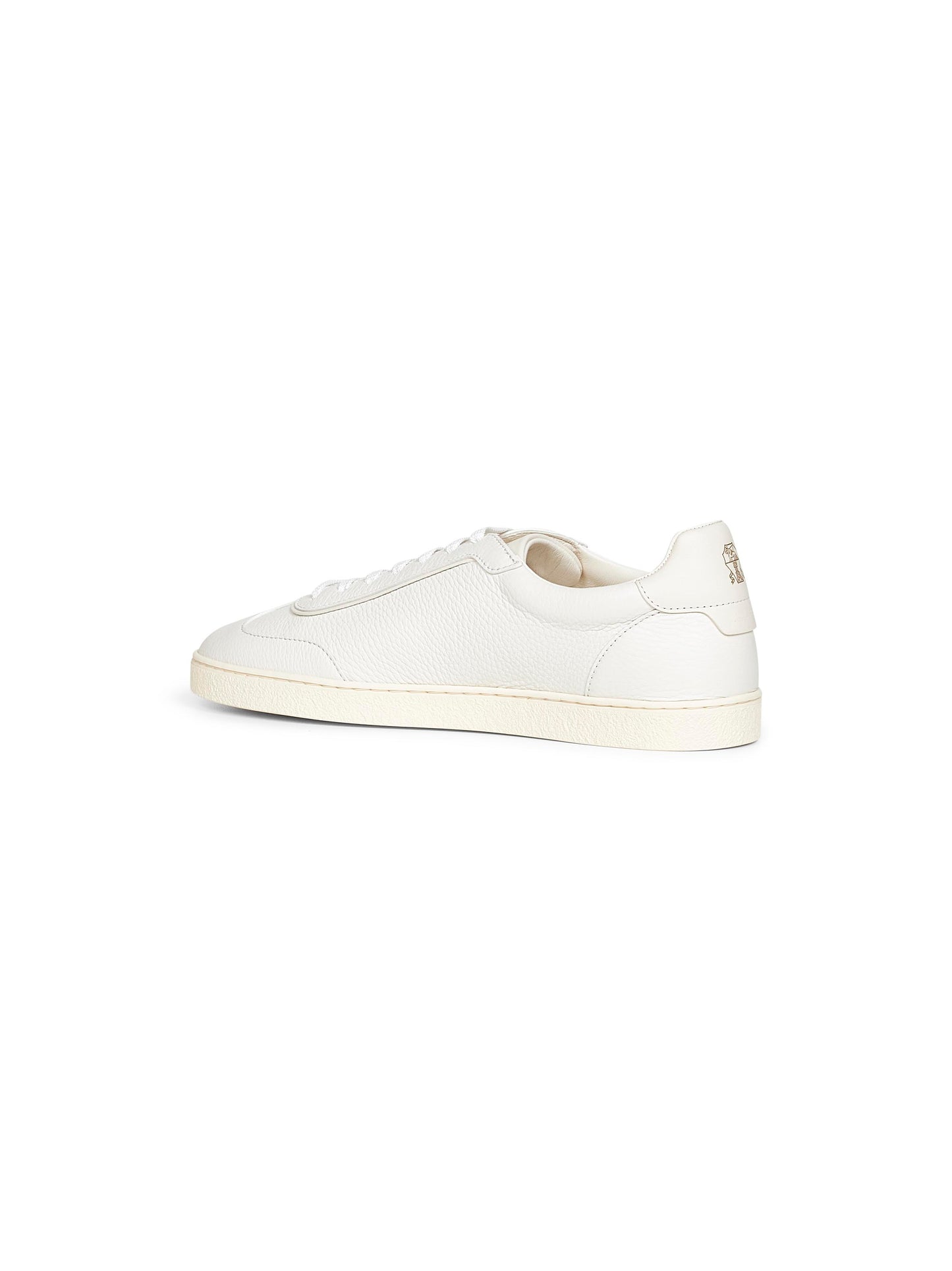White deerskin sneakers