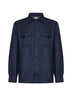 Long-sleeved wool shirt