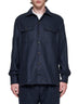 Long-sleeved wool shirt