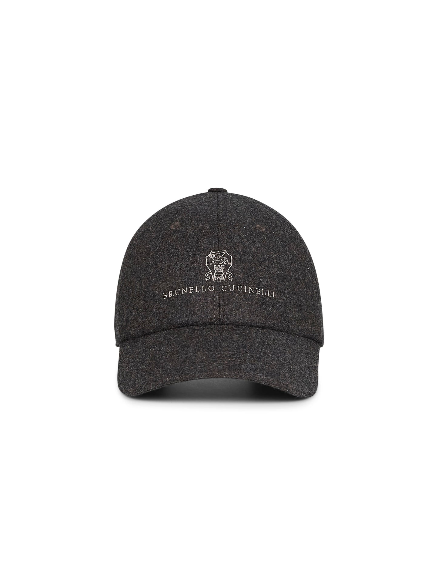 Brown flannel embroidered Baseball cap