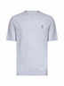 T-shirt girocollo grigia con stemma Solomeo