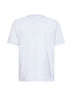 T-shirt girocollo bianca con stemma Solomeo
