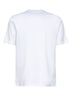 White jersey printed crewneck T-shirt