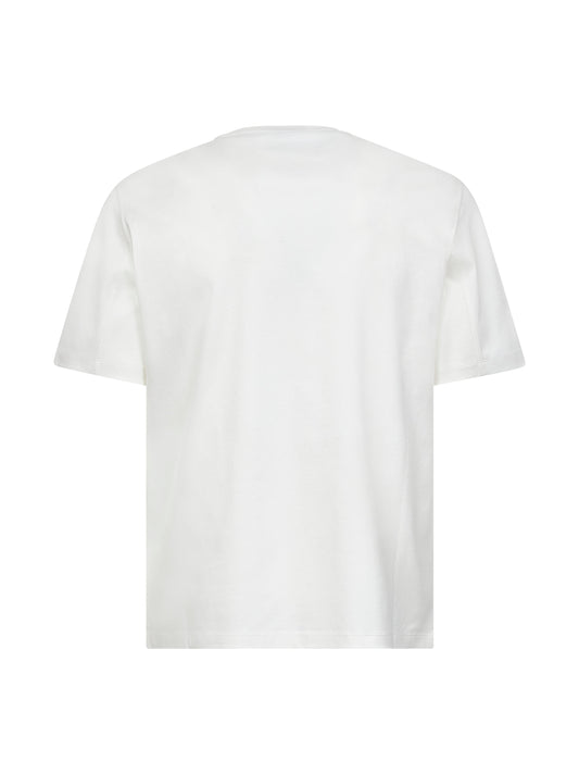 T-shirt bianca con stemma Solomeo