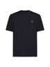 T-shirt blu con stemma di Solomeo
