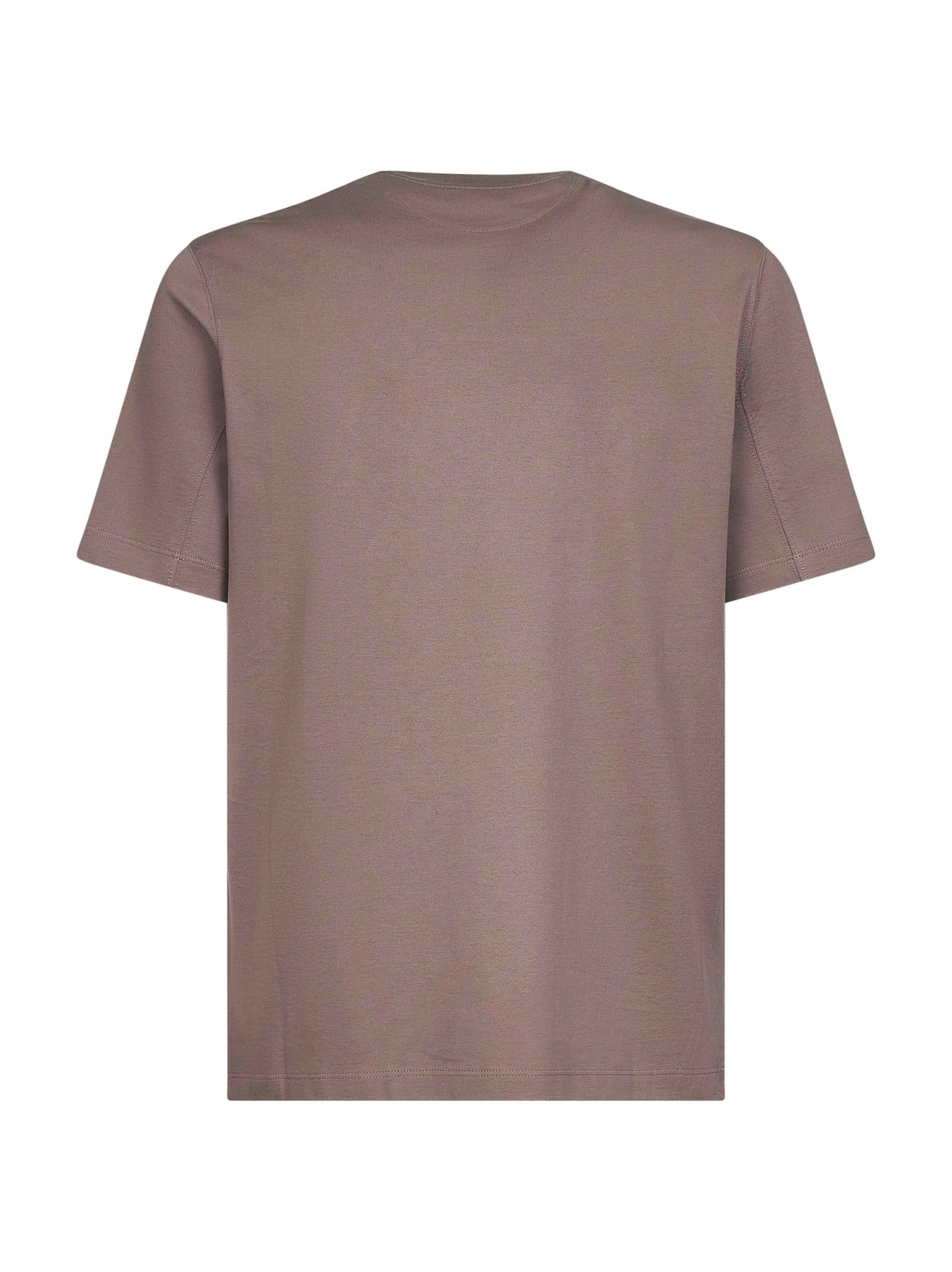 T-shirt fango con stemma Solomeo